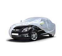 Favoto Copertura Auto Esterno Impermeabile - Telo Copriauto in PEVA+Cotone Anti UV Vento Polvere con Cerniera per Opel Corsa (1993-2024) Argento