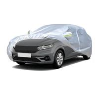 Favoto Copertura Auto Esterno Impermeabile - Telo Copriauto in PEVA+Cotone Anti UV Vento Polvere con Cerniera per Dacia Sandero (2008-2024) Argento