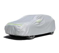 Favoto Copertura Auto Esterno Impermeabile - Telo Copriauto in PEVA+Cotone Anti UV Vento Polvere con Cerniera Compatibile con Audi A1 Opel Corsa VW Polo Renault Clio per Berlina Due Volumi 390-415cm