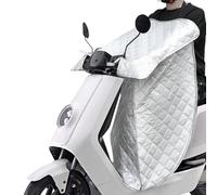 Favoto Coprigambe per Scooter Parasole Estivo - Coperta per Scooter Impermeabile con Strisce Riflettenti Universale per Veicoli a Due Ruote a Pedale Argento