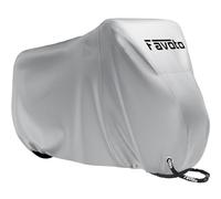 Favoto Custodia Bici Telo Copribici Copertura Biciclette da Esterno 210D Coperta Impermeabile Resistente a Polveri/Pioggia/Neve/UV, può Coprire 2 Biciclette con Sacchetto per Il Trasporto (Argento)