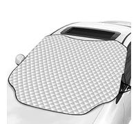 Favoto Parasole Parabrezza Auto, Copertura Protezione Parabrezza Resistente a Gelo/Acqua/Pioggia/Neve/UV, Telo Copri Parabrezza Magnetico per la Maggior Parte dei SUV, 157 x 126cm