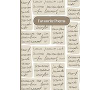 Favourite Poems Poetry Lovers Notebook 6" x 9" A5 Lined 120 Pages: Notebook For Collecting Poetry