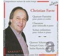 Favre Christia - schumann / christian favre - string quartets - chaconne for cello & piano