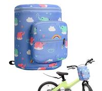 Favuit Borsa da manubrio per bambini, cestino anteriore pieghevole per bicicletta, cestino per bicicletta, borsa per bicicletta, per triciciciclo, scooter, scooter, accessori per bicicletta per