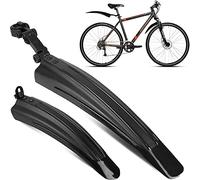 Favuit Parafango Bici, Universale Regolabile Parafanghi Bici Set 20-26 Pollici Anteriore Posteriore Parafango Bicicletta per Mountain Bike Bici da Corsa MTB