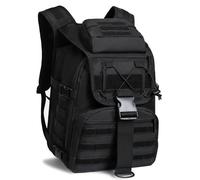 Favuit Zaino tattico, 40 l, militare, zaino da trekking, zaino di sopravvivenza, grande zaino da trekking, zaino da trekking, zaino da trekking, viaggi, lavoro, Nero
