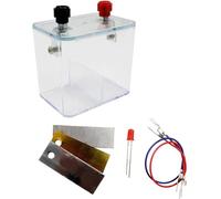 FAWFCJD Dispositivo Elettrochimico for Esperimenti sulla Batteria Primaria, Attrezzatura Didattica for La Simulazione, Modello di Apprendimento Dell'elettrodo Rame-Ferro-Zinco