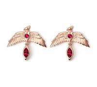 Fawkes the Phoenix (Harry Potter) Rose Gold Crystal Earrings
