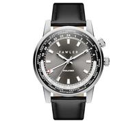 Fawler Trendhim - Orologio Gentium GMT da uomo, impermeabile fino a 10 ATM, movimento al quarzo svizzero Ronda 515, design danese