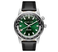 Fawler Trendhim - Orologio Gentium GMT da uomo, impermeabile fino a 10 ATM, movimento al quarzo svizzero Ronda 515, design danese
