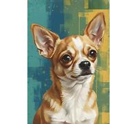 Fawn and White Chihuahua Notebook: Journal, Diary, Canine Notebook: A delightful and practical gift for Family, Friends, Loved Ones, Kids, Dog Enthusiasts, Chihuahua Admirers, and Dog Parents