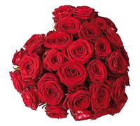 Faxiflora Cuore di Rose rosse (No verde solo boccioli accostati)