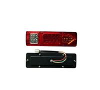 FAXIULAN 12/48/60/8V Triciclo Elettrico Fanale posteriore Indicatori di direzione Luce integrata per camion moto Freno Lampada arresto 1 paio