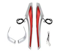 FAXIULAN Luce Posteriore Motocicletta Strisce verticali per puntale parafango posteriore moto sotto il bauletto Touring, luce LED per borsa laterale per Go&ldWing GL1800 GL 1800 2012-2017