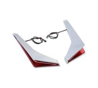 FAXIULAN Luce Posteriore Motocicletta Strisce verticali per puntale parafango posteriore moto sotto il bauletto Touring, luce LED per borsa laterale per Go&ldWing GL1800 GL 1800 2012-2017