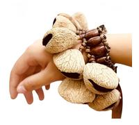 Fay Bless Braccialetti per danza con semi e conchiglie, campanellini da polso a forma di noce per danza, yoga, meditazione, ASMR e terapia del suono (Pang)