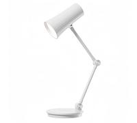 Fay Bless Lampada da scrivania portatile con ricarica wireless con illuminazione ambientale, luce LED ricaricabile magnetica per lettura, studio, lavoro (bianco)