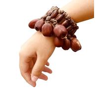 Fay Bless Seed Shell - Braccialetti da danza, con campanelle per danza, yoga, meditazione, ASMR e terapia del suono (Kem)