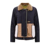 Fay - Giacca Trapuntata con Effetto Patchwork - - Jackets - Donna - Nero - M