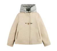 Fay - Mantella con alamari e chiusura doppiopetto - - Jackets - Donna - Beige - M