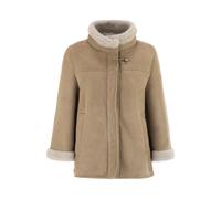 Fay - Mantella con gancio in shearling - - Jackets - Donna - Beige - S