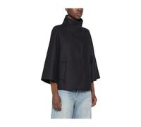 Fay - Mantella in Lana con Chiusura a Gancio - - Jackets - Donna - Blu - M
