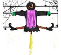 fayarrd Decorazione per streghe di Halloween, d'impatto, decorazione per albero | 100,2 cm divertente per la festa della porta, albero, colonna, ingresso, giardino anteriore