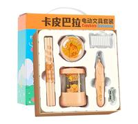 fayarrd Temperamatite Automatico | Set con da Cancellare a Vuoto Alimentato a Batterie - Temperamatite a Forma di Capibara,Per Studenti Ragazzi Ragazze Adolescenti Artisti Insegnanti Casa e Aula