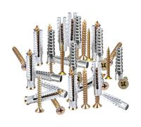 fayarrd Viti per Cartongesso | di Ancoraggio | Ferramenta per Antenne Scaffali Placcatura Foratura Montaggio Quadri Armadi Mensole Guardaroba,Mensole Libreria Armadi Porte Quadri