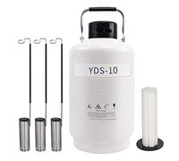 Fayelong Azoto Liquido Serbatoio Cryogenic Container Serbatoio criogenico Ln2 con 3 secchi e borsa di trasporto (6L)