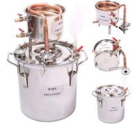 Fayelong CASA Alambicco Distillatore Rame Rosso Moonshine Alcol Rame Kit per La Fermentazione del Vino per Fai da Te Whisky Wine Brandy Vodka (8Gal/30Liters)