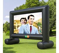 Fayelong Schermo Per Videoproiettore Per Esterni, Schermo Per Proiezione Mega Schermo Gonfiabile Con Borsa Per Il Trasporto Per Home Theater Da Interno Ed Esterno Backyard Cinema Travel (16ft)