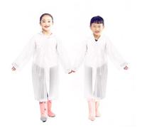 Fayemint 2 Pezzi Poncho Antipioggia Bambini, Poncho Impermeabili, Riutilizzabile Mantella Antipioggia, Riutilizzabile, per il Ciclismo All'aperto, il Campeggio, i Viaggi, la Pesca