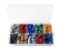 Fayemint 200 Pezzi Sigillo Perline di Cera, Perline Ceralacca, Sigillo Ceralacca Kit, per Buste, Lettere, Biglietti, Scatole Regalo Fai da te, Biglietti D'invito a Nozze (10 Colori)