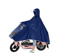 Fayemint Poncho Pioggia Bici Notte, Mantella Pioggia Scooter Elettrico, Impermeabile Donna Uomo, per Biciclette, Veicoli Elettrici e Motocicli