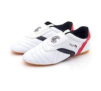 Fayengan Scarpe per Taekwondo, Boxe, Karate, Taichi e Kung Fu - Calzature da Allenamento (Bianco, 43 EU)