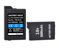 Fayerkar Adatto per Sony PSP2000 3000 Host PSP-S110 3600 mAh 3,6 V con capacità sufficiente