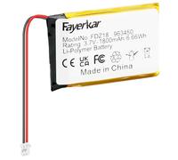 Fayerkar Batteria ai polimeri di litio 3,7 V 1800 mAh 963450 ricaricabile Lipo con connettore JST per VXI blu Parrott conferma la polarità del dispositivo e del connettore prima dell'acquisto