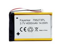 Fayerkar Batteria compatibile per Tigerbox Touch Radio Play Box Batteria (4000 mAh, 3,7 V, ai polimeri di litio)
