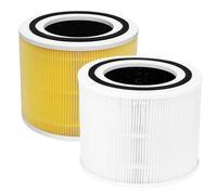 Fayerkar Filtro dell'aria Core 300 di ricambio compatibile con purificatore d'aria LEVOIT Core 300 300S P350 True HEPA e filtro a carbone attivo Core 300-RF Core P350-RF (confezione da 2)
