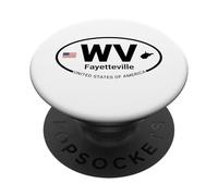 Fayetteville WV West Virginia ovale New River Gorge Gear PopSockets PopGrip Adesivo