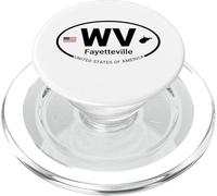 Fayetteville WV West Virginia ovale New River Gorge Gear PopSockets PopGrip per MagSafe