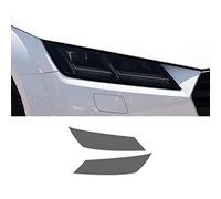 FAYTEK Pellicola Protettiva per fari Auto per Audi TT TTS TTRS MK3 8S 2015+, Adesivo in TPU Nero Trasparente da 2 Pezzi, per TT annerito 2015