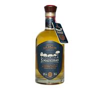 FAZENDA SOLEDADE - 5 MADEIRAS - 0,7l - 40% - Cachaça invecchiata Sugar Cane Spirit