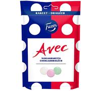 Fazer Avec Ranskalaisia Pastilleja (Pastiglie francesi) Cioccolatini alla menta Dragee Drops Borsa Caramelle 175g
