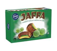 Fazer Jaffa Green Jellies Chocolate 1 Box von 300 g 10,6oz