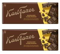 Fazer Karl Fazer Dark Whole Hazelnuts Chocolate 10 Bars von 200 g 71 Unzen