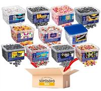 Fazer Tyrkisk Peber Box 2,2kg - Scatola sfusa personalizzabile con oltre 20 gusti: gommose, cioccolato, liquirizia, salmiakki - SÖPÖSÖPÖ BOX regalo (SOPOSOPO)