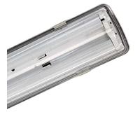 Fazio Srl Plafoniera Stagna per Led PL 2X36W IP65 Senza Tubi 72003ST